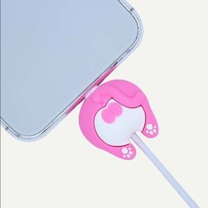 Cartoon Cat Butt Cable Cord Bite Protector